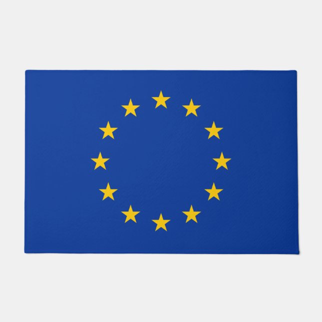 Felpudo Bandera de la Unión Europea (UE) (Europa) (Anverso)