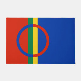 Felpudo Bandera de Laponia (Navidades) (Sami) (Laplander)