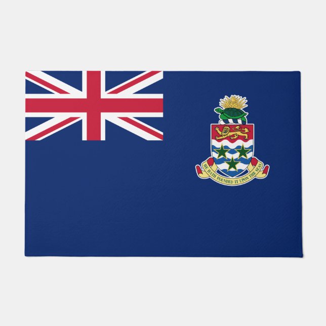 Felpudo Bandera de las Islas Caimán (Anverso)