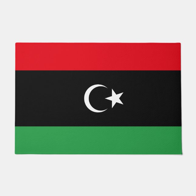 Felpudo Bandera de Libia (Anverso)