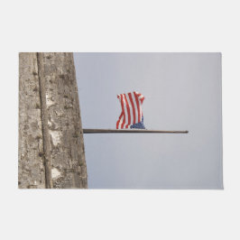 Felpudo Bandera de los Estados Unidos a media asta (Estado