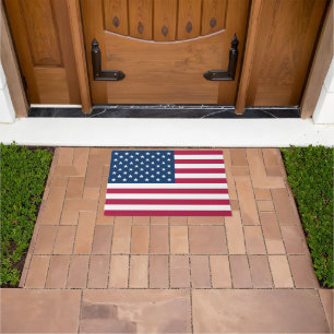 Felpudo Bandera de los Estados Unidos de América patriótic