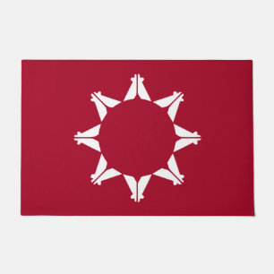 Felpudo Bandera de los sioux oglala lakota