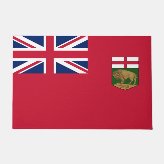 Felpudo Bandera de Manitoba (Anverso)