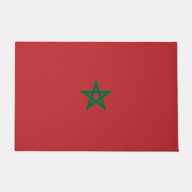 Felpudo Bandera de Marruecos (Anverso)