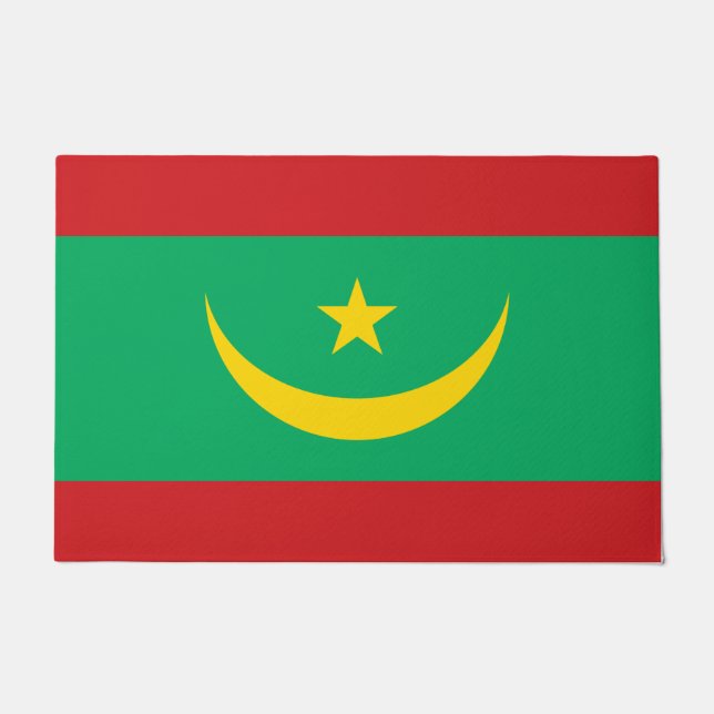 Felpudo Bandera de Mauritania (Anverso)