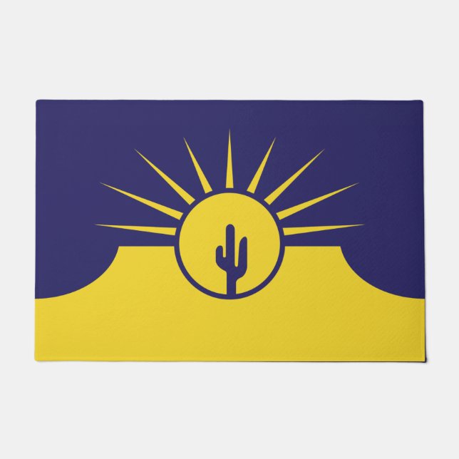 Felpudo Bandera de Mesa (Arizona, Estados Unidos) (Anverso)