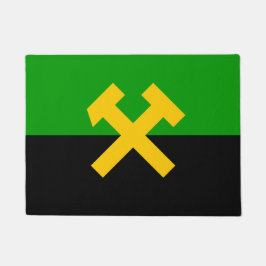 Felpudo Bandera de mineros y trabajadores mineros