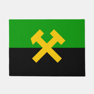 Felpudo Bandera de mineros y trabajadores mineros