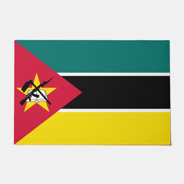 Felpudo Bandera de Mozambique (Bandera nacional) (África) (Anverso)