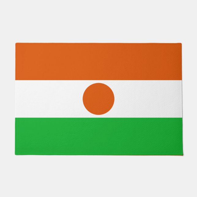 Felpudo Bandera de Níger (país africano) (Anverso)