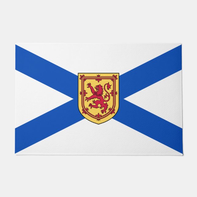 Felpudo Bandera de Nueva Escocia (provincia canadiense) (Anverso)