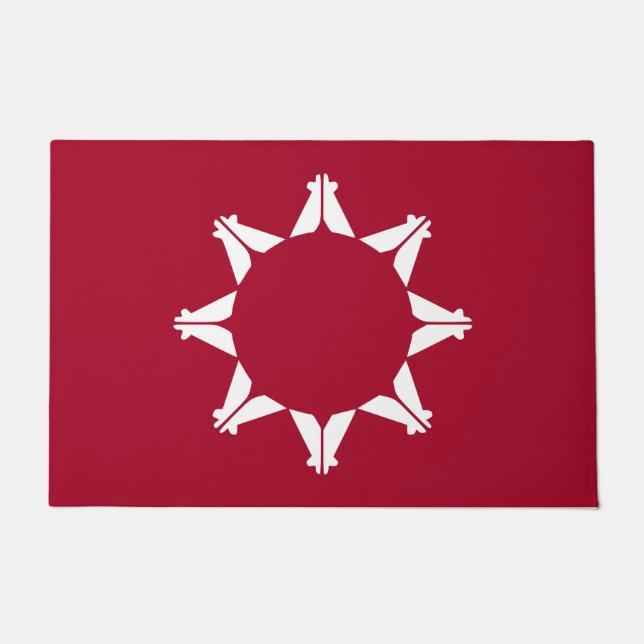 Felpudo Bandera de Oglala Lakota Sioux (Anverso)