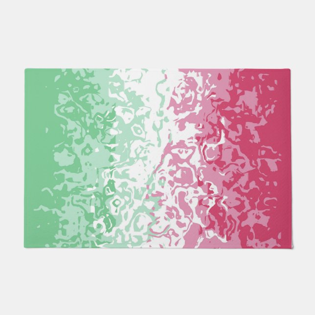 Felpudo Bandera de orgullo abrosexual abstracta (Anverso)