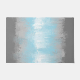 Felpudo Bandera de orgullo demiboy abstracta funky con fal
