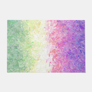 Felpudo Bandera de Orgullo Genderdoe Abstracto Boho Groovy