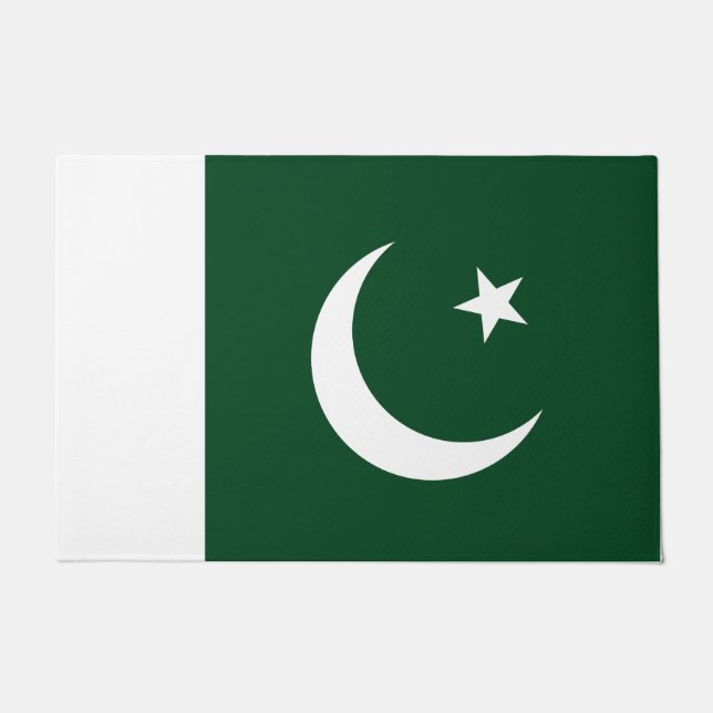 Felpudo Bandera de Pakistán (Anverso)