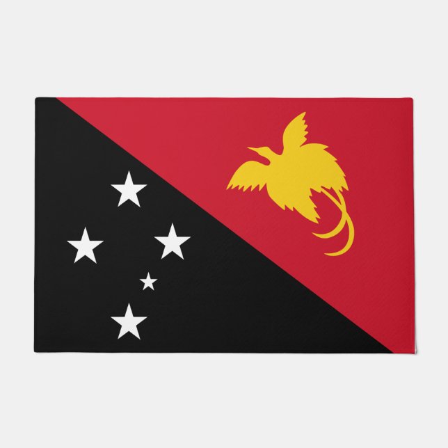 Felpudo Bandera de Papúa Nueva Guinea (Anverso)