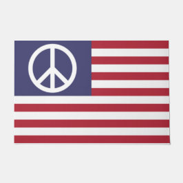 Felpudo Bandera de Paz de Estados Unidos
