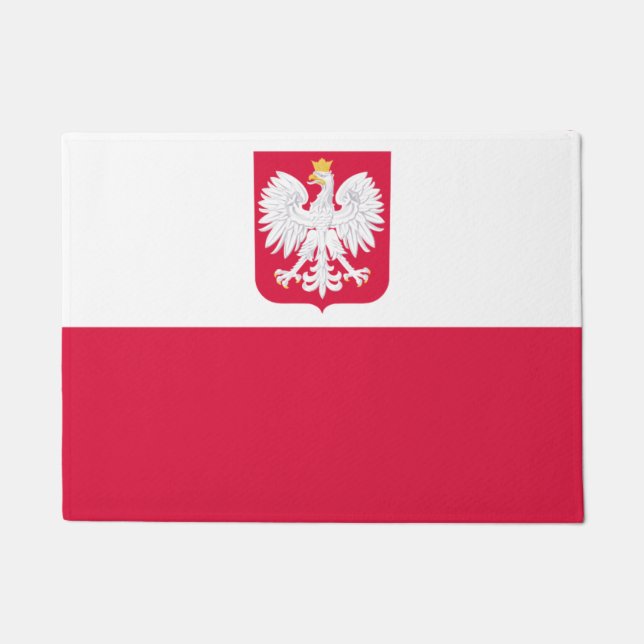 Felpudo Bandera de Polonia (Anverso)