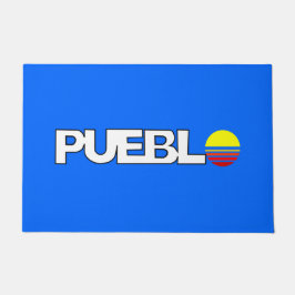 Felpudo Bandera de Pueblo (Colorado)
