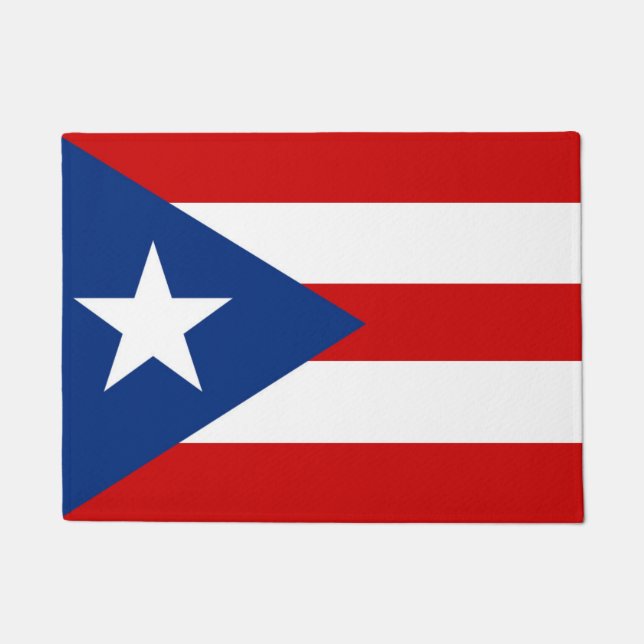 Felpudo Bandera de Puerto Rico (Anverso)