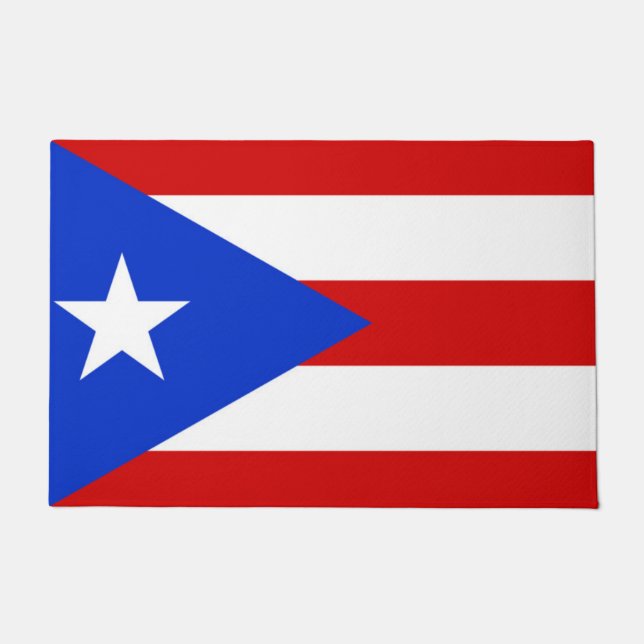 Felpudo Bandera de Puerto Rico (Anverso)