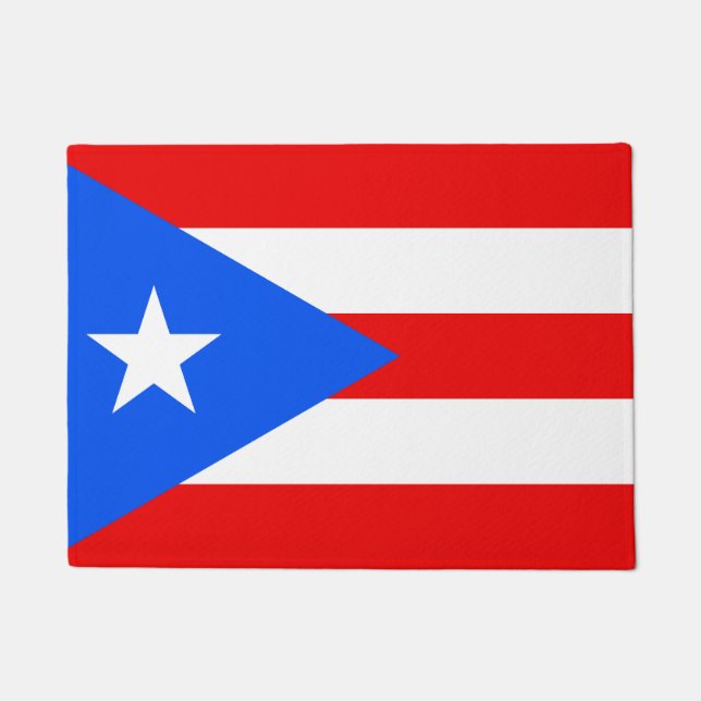 Felpudo Bandera de Puerto Rico (Anverso)
