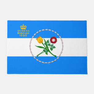 Felpudo Bandera de Queens (municipio de Nueva York)