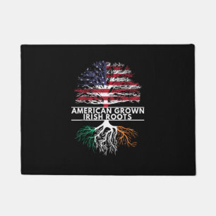 Felpudo Bandera de raíces irlandesas cultivada en Estados