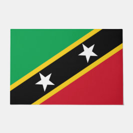 Felpudo Bandera de Saint Kitts y Nevis (Caribe)