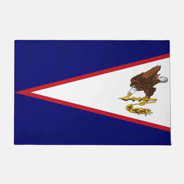 Felpudo Bandera de Samoa Americana (Anverso)