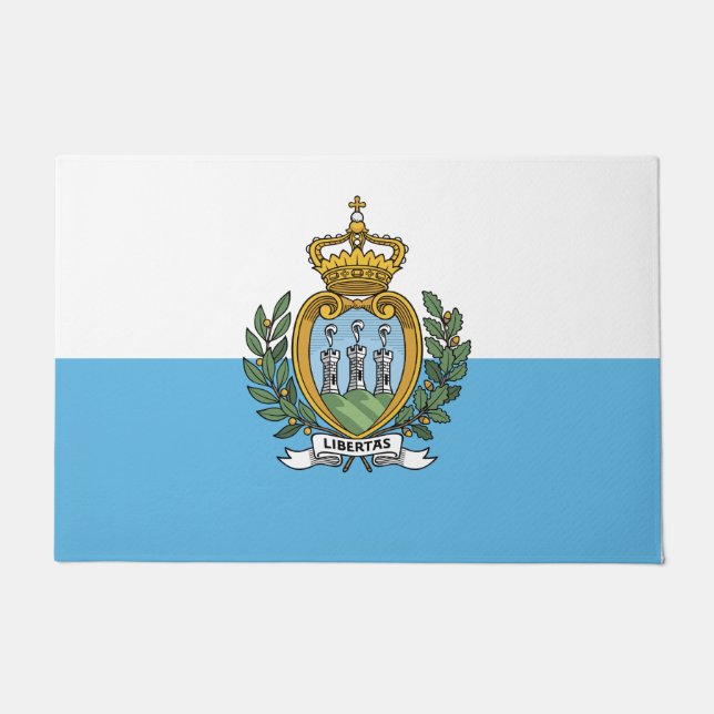 Felpudo Bandera de San Marino (Anverso)