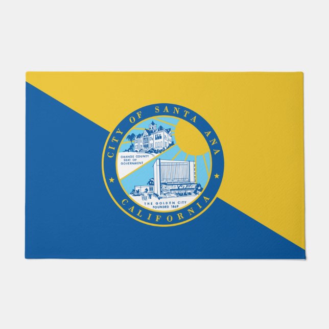 Felpudo Bandera de Santa Ana (California) (Anverso)