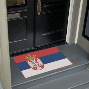 Felpudo Bandera de Serbia