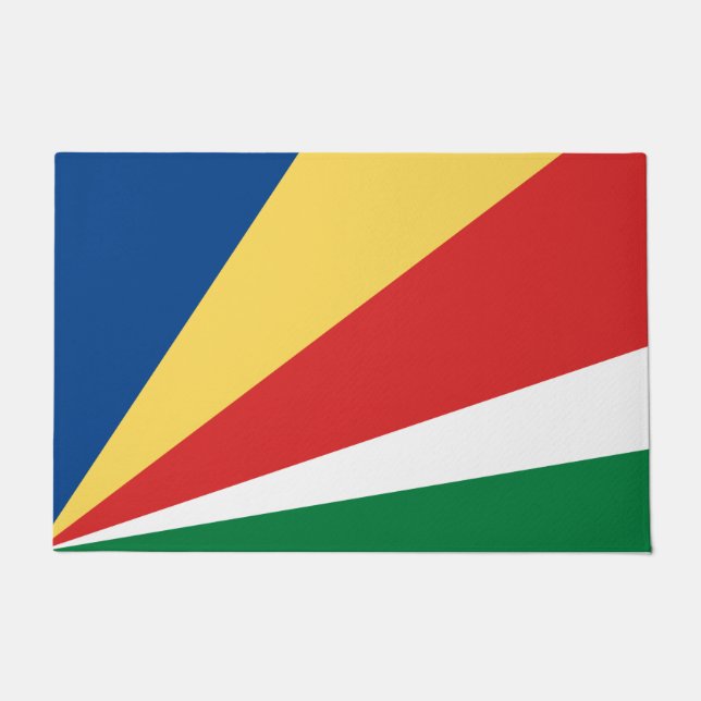 Felpudo Bandera de Seychelles (Anverso)