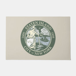 Felpudo Bandera de Staten Island (municipio de Nueva York)