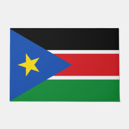 Felpudo Bandera de Sudán del Sur (África)