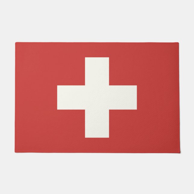 Felpudo Bandera de Suiza (Anverso)