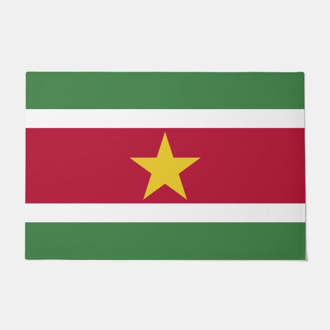 Felpudo Bandera de Surinam (Anverso)