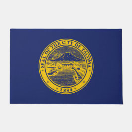 Felpudo Bandera de Tacoma (Ciudad de Washington)