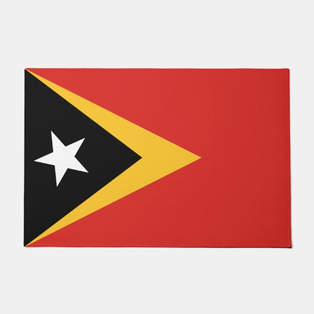 Felpudo Bandera de Timor Oriental (Anverso)