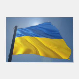 Felpudo Bandera de Ucrania - Guerra, política, sufrimiento