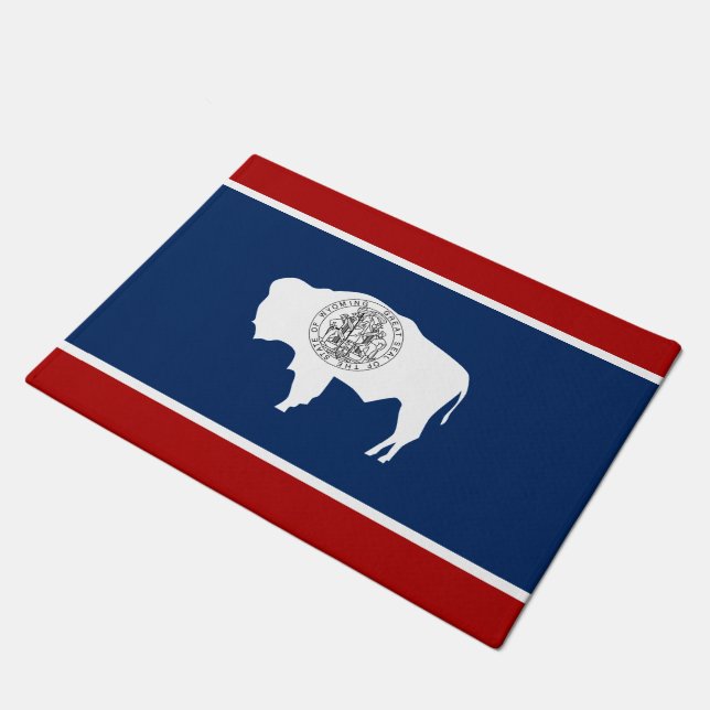 Felpudo Bandera de Wyoming (Angular)