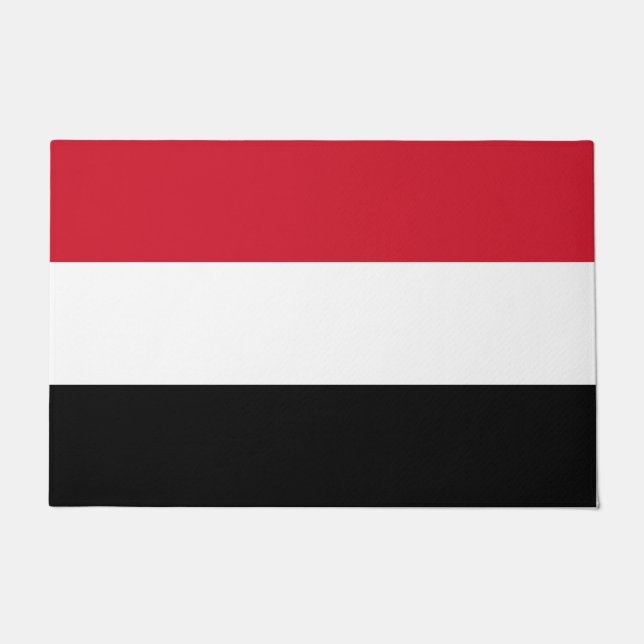 Felpudo Bandera de Yemen (Anverso)