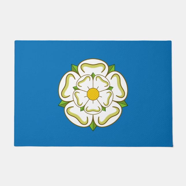 Felpudo Bandera de Yorkshire (condado de Inglés) (Anverso)