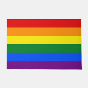 Felpudo Bandera del arco iris (LGBT)