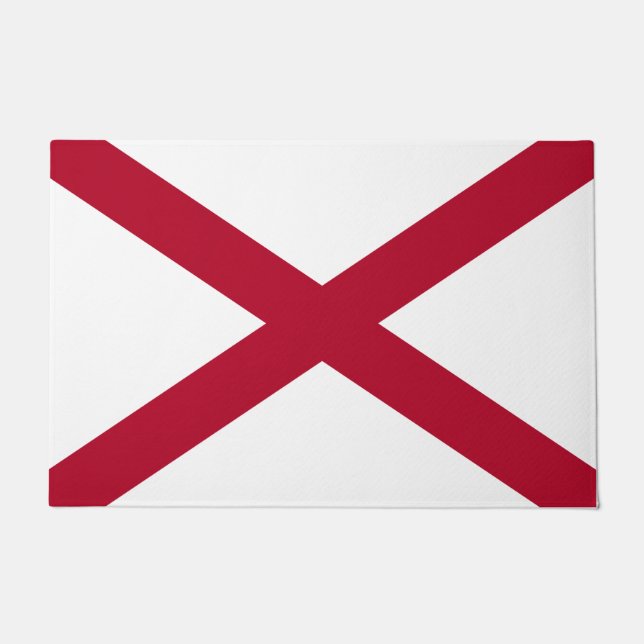 Felpudo Bandera del estado de Alabama (Anverso)