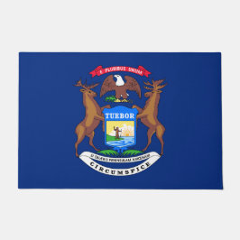 Felpudo Bandera del estado de Michigan