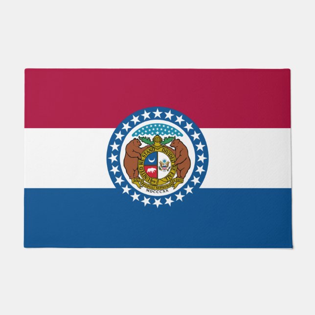 Felpudo Bandera del Estado de Misuri (Anverso)